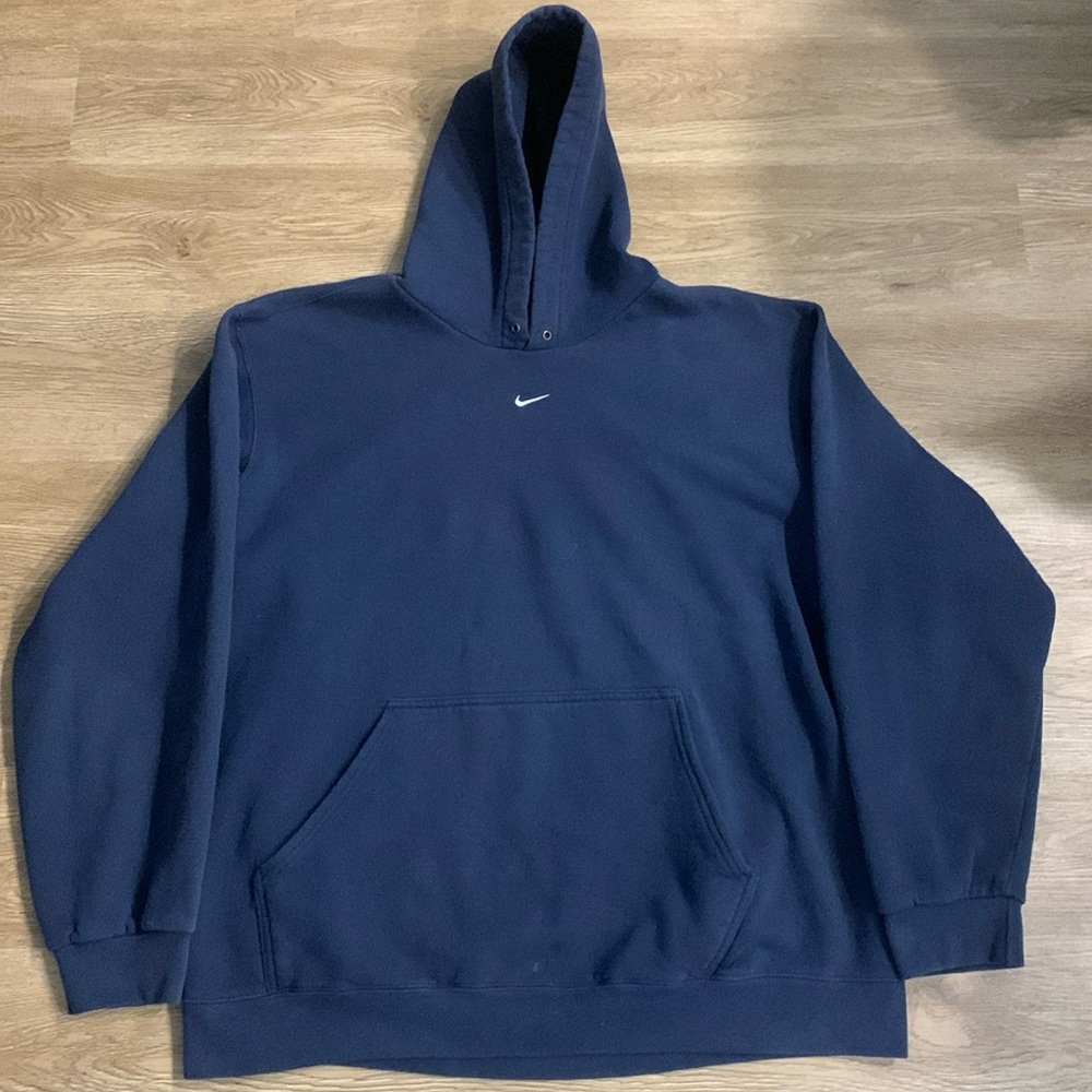 Vintage Nike Men’s XL center swoosh hoodie y2k
